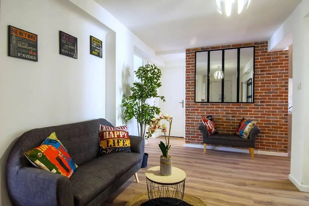 Climatise Gare Stcharles 4 Chambres Grand Balcon / Experience-Immo Marseille Apartmán