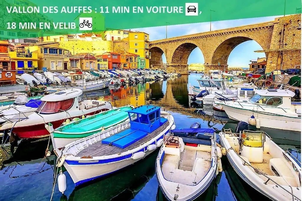 Apartment Climatise Gare Stcharles 4 Chambres Grand Balcon / Experience-Immo Marseille France