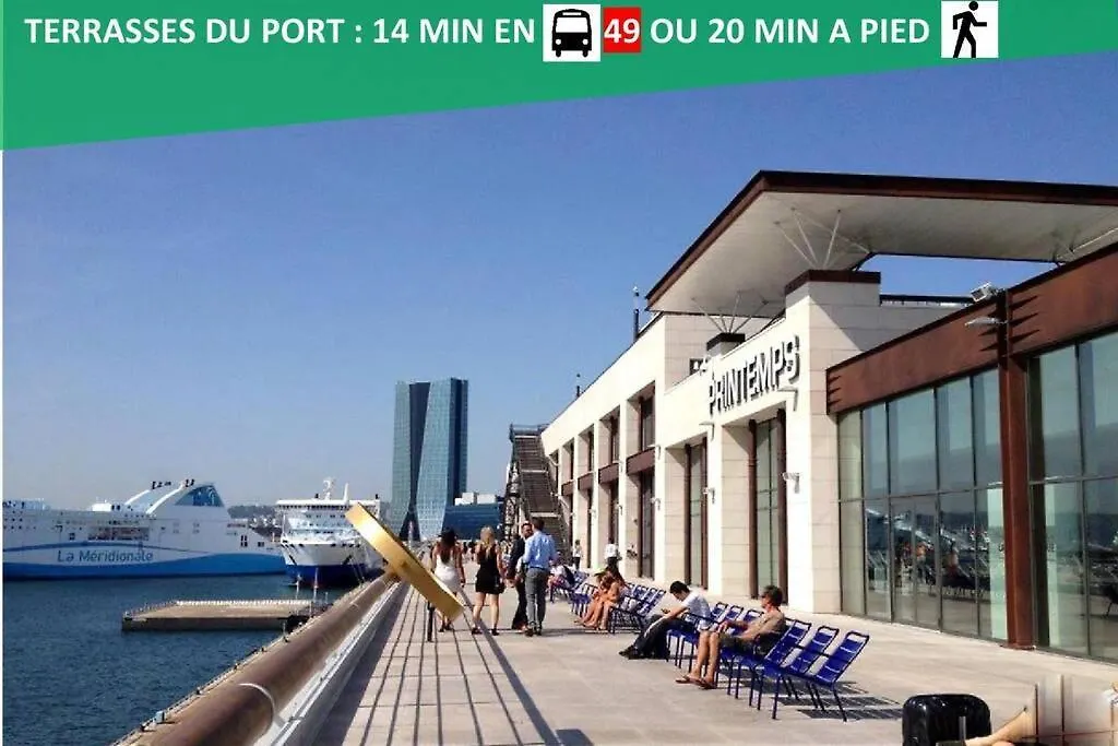 Climatisé Gare StCHARLES 4 chambres Grand Balcon / experience-immo Marseille